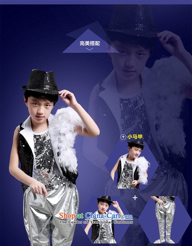 The new boys and girls modern dance jazz dance performances services for children with child model stage show handsome costume services black pictures, prices, 160 brand platters! The elections are supplied in the national character of distribution, so action, buy now enjoy more preferential! As soon as possible.
