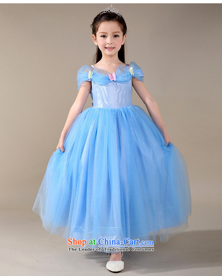 Love Rahman Kidswear 2015 Summer new girls dresses of the same Cinderella dance performances to Princess skirt blue 150 pictures, prices, brand platters! The elections are supplied in the national character of distribution, so action, buy now enjoy more preferential! As soon as possible.