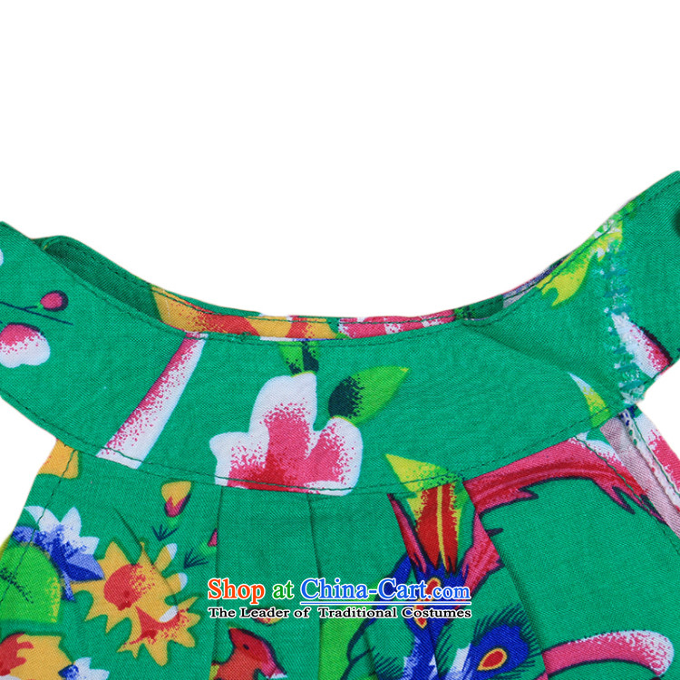 The new Child Tang dynasty female babies summer age sleeveless + shorts pure cotton dress small children's wear 4678 birthday red 110cm, pictures, prices, brand platters! The elections are supplied in the national character of distribution, so action, buy now enjoy more preferential! As soon as possible.