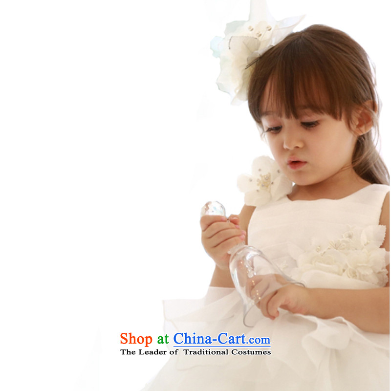Adjustable leather case package children wedding dress Princess Flower Girls will dress Flower Girls wedding photography services white 140cm, child-leather case package has been pressed shopping on the Internet