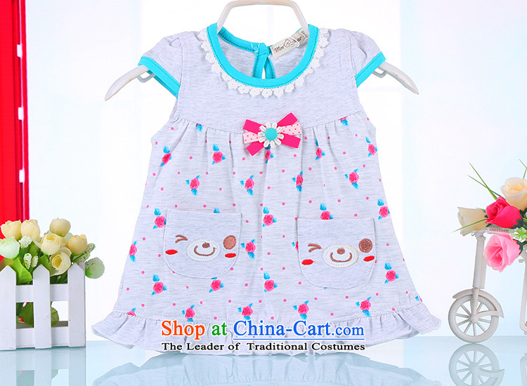 Infant Garment pure cotton female babies 0-1-2 Kit-year-old girl for summer 2015 new infant children's wear Princess 4,442 pictures, 100cm gray price, brand platters! The elections are supplied in the national character of distribution, so action, buy now enjoy more preferential! As soon as possible.