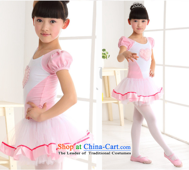 Children Dance exercise clothing girls ballet skirt short-sleeved skirt Summer Dance Dance wearing female dancers early childhood 0266 Skirt White 150 pictures, prices, brand platters! The elections are supplied in the national character of distribution, so action, buy now enjoy more preferential! As soon as possible.