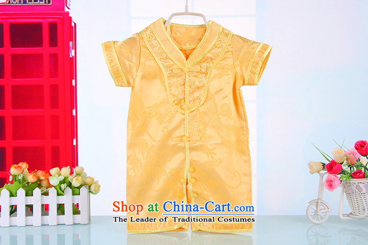 Tang Dynasty infant men and women in Tang Dynasty baby-yi yi summer short-sleeved full moon 100 days 100 years old dress red 4012 Yellow 73cm picture, prices, brand platters! The elections are supplied in the national character of distribution, so action, buy now enjoy more preferential! As soon as possible.