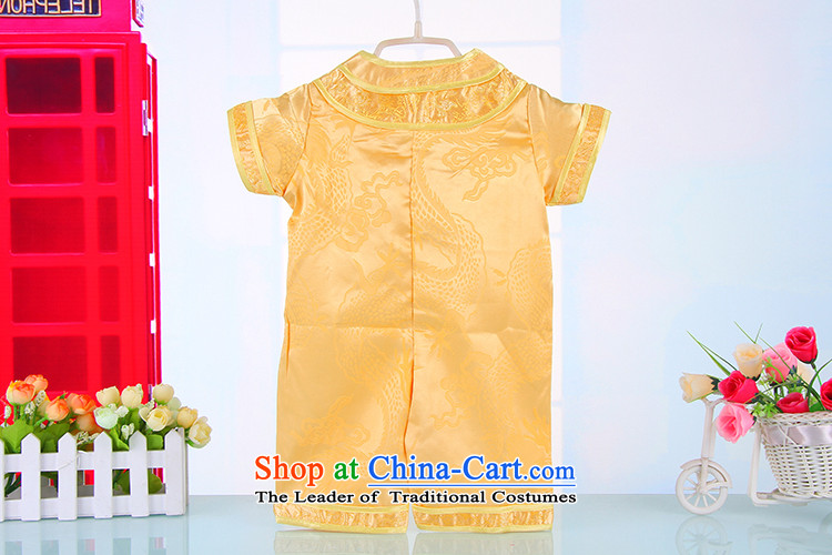 Tang Dynasty infant men and women in Tang Dynasty baby-yi yi summer short-sleeved full moon 100 days 100 years old dress red 4012 Yellow 73cm picture, prices, brand platters! The elections are supplied in the national character of distribution, so action, buy now enjoy more preferential! As soon as possible.