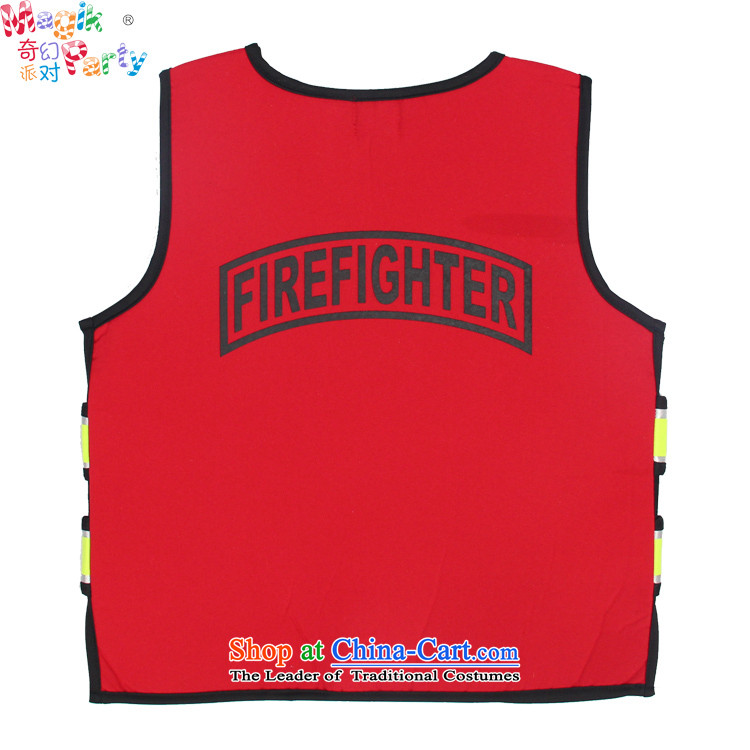 Fantasy to celebrate Children's Day to send the boy son birthday gift costumes Dress Photography parent-child services children firemen dress vest firemen (with a hat - props) code (HEIGHT MEASURING 100-140) Picture, prices, brand platters! The elections are supplied in the national character of distribution, so action, buy now enjoy more preferential! As soon as possible.