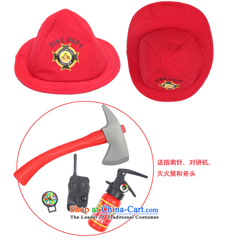 Fantasy to celebrate Children's Day to send the boy son birthday gift costumes Dress Photography parent-child services children firemen dress vest firemen (with a hat - props) code (HEIGHT MEASURING 100-140) Picture, prices, brand platters! The elections are supplied in the national character of distribution, so action, buy now enjoy more preferential! As soon as possible.