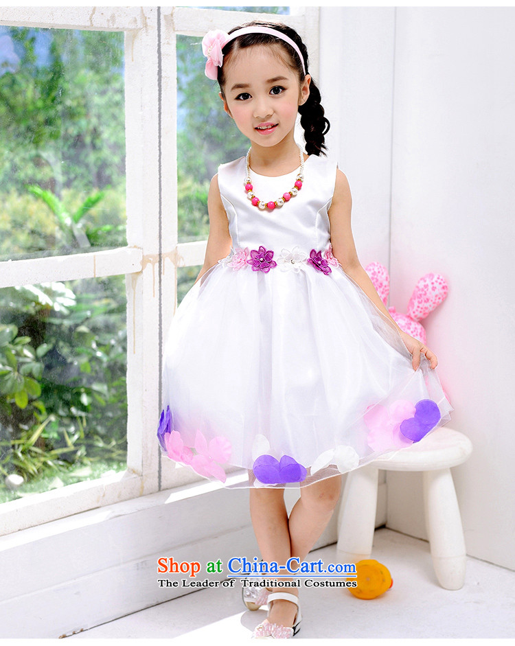 M Chor Children Summer 2015 new girls princess skirt dresses Korean Children Dance skirts skirt pink flower petals 130 pictures, prices, brand platters! The elections are supplied in the national character of distribution, so action, buy now enjoy more preferential! As soon as possible.