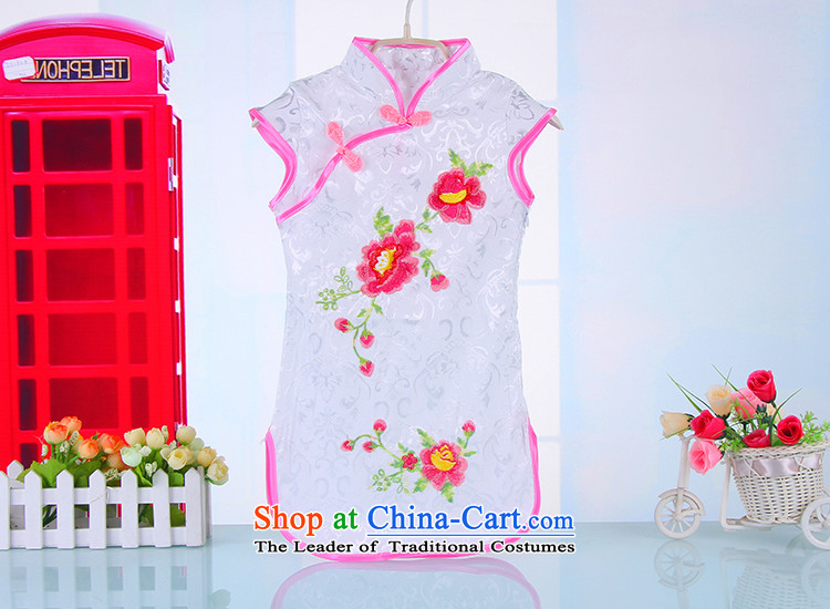 The girl child cheongsam dress your baby princess classic collar for summer children cheongsam dress CUHK child dresses 4522 white picture, price, 140 brand platters! The elections are supplied in the national character of distribution, so action, buy now enjoy more preferential! As soon as possible.