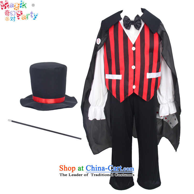 Fantasy to celebrate Children's Day to send the boy costumes masquerade costumes CHILD PHOTOGRAPHY Services Role Play magician costumes magician 125cm7-8 small code picture, prices, brand platters! The elections are supplied in the national character of distribution, so action, buy now enjoy more preferential! As soon as possible.