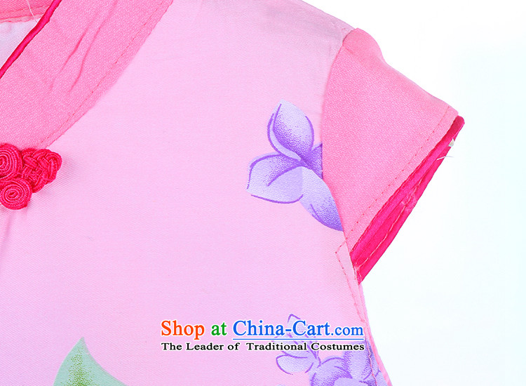 The new child qipao Tang dynasty ink Flower Girls short-sleeved dresses Chinese literature and art pure cotton baby skirt 4687th pink 130 pictures, prices, brand platters! The elections are supplied in the national character of distribution, so action, buy now enjoy more preferential! As soon as possible.