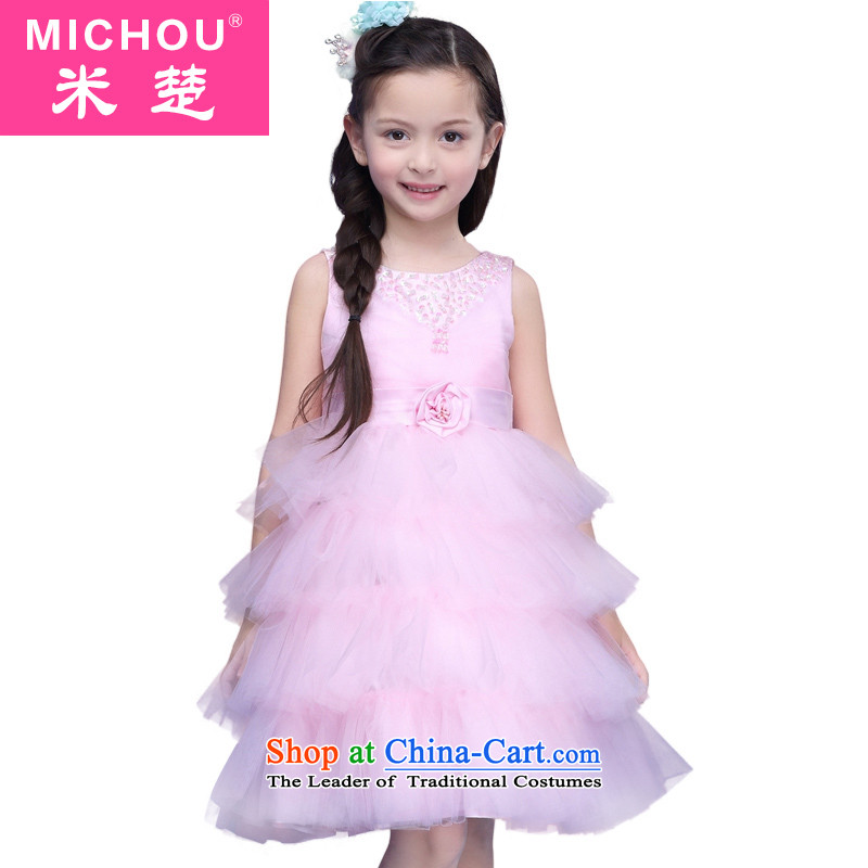 M 2015 Summer Chor new girls dresses princess skirt Korean children's apparel skirts dress cake skirt Kim nude 160 m (KSA MICHOU shopping on the Internet has been pressed.)