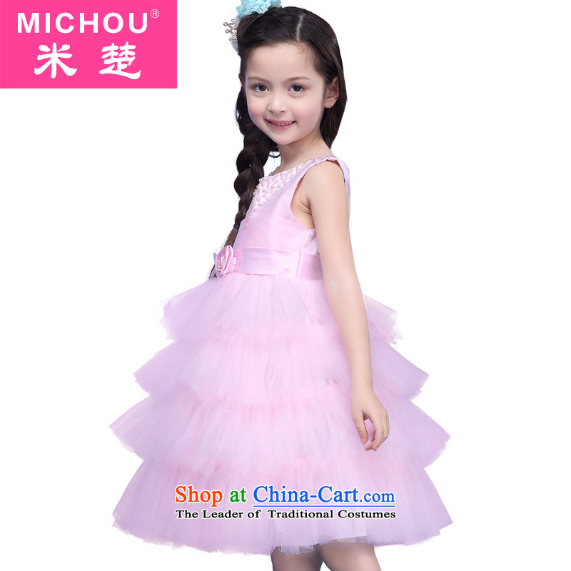 M 2015 Summer Chor new girls dresses princess skirt Korean children's apparel skirts dress cake skirt Kim nude 160 m (KSA MICHOU shopping on the Internet has been pressed.)