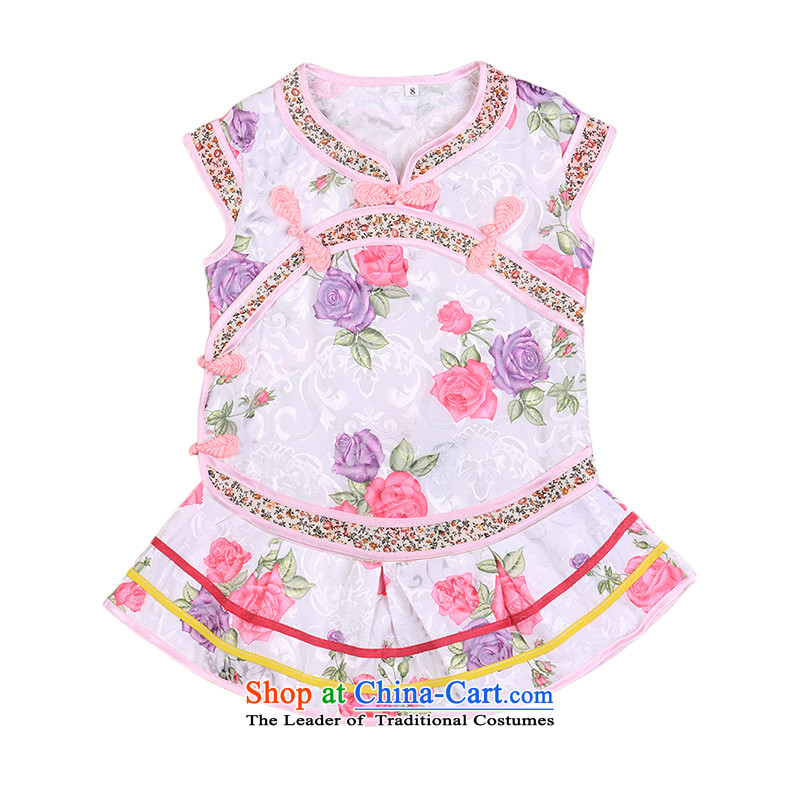 Tang Dynasty infant girl doll qipao kit baby princess vest the age of children's wear skirts on infant and young child spring and autumn summer 4,655 Blue 100 Bunnies Dodo xiaotuduoduo) , , , shopping on the Internet