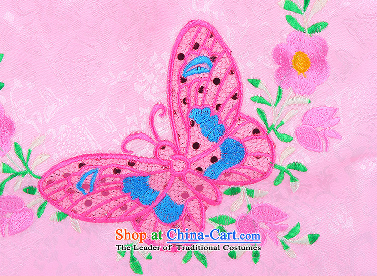 The new national wind girls embroidery Tang dynasty children short-sleeved Tang Dynasty Package idyllic wind your baby Tang dynasty summer 4681, Pink 100cm, the price and the brand image of Platters! The elections are supplied in the national character of distribution, so action, buy now enjoy more preferential! As soon as possible.