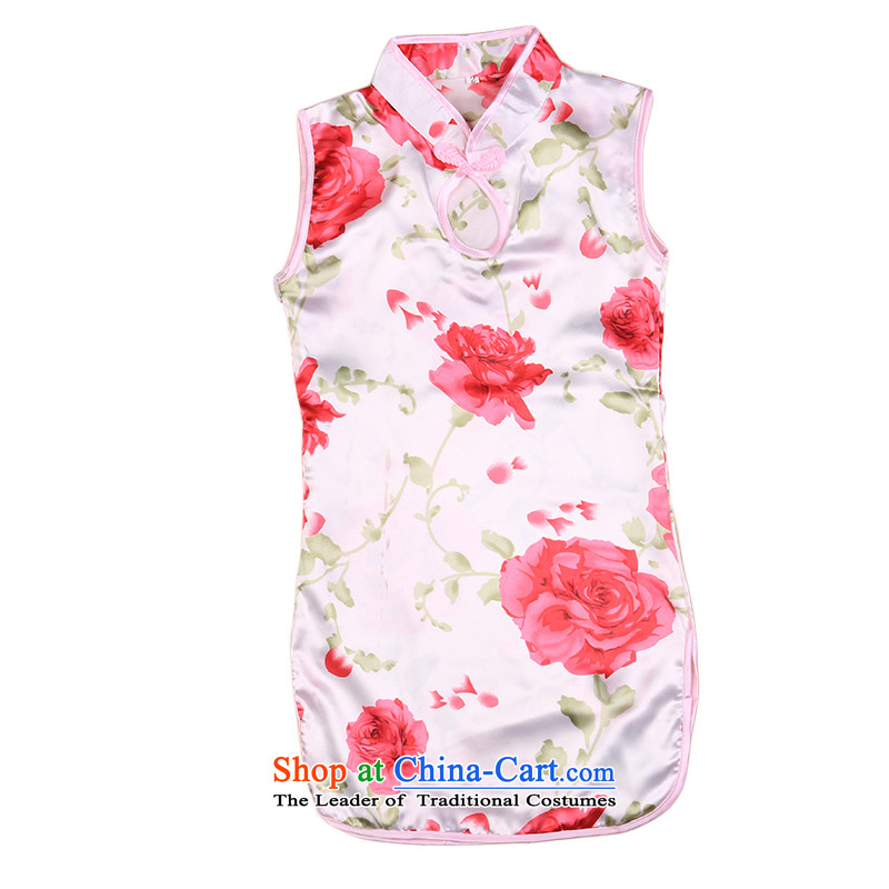 Pure cotton summer children girls saika cheongsam dress your baby Tang dynasty infant small cheongsam will be red 140 4,657 monthly Bunnies Dodo xiaotuduoduo) , , , shopping on the Internet