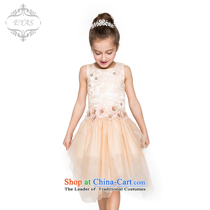Eyas girls dress summer children's apparel dress skirt princess skirt bon bon skirt 61 performances to champagne color?150