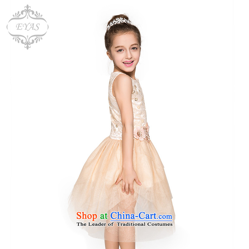 Eyas girls dress summer children's apparel dress skirt princess skirt bon bon skirt 61 performances 150,EYAS,,, serving champagne color shopping on the Internet
