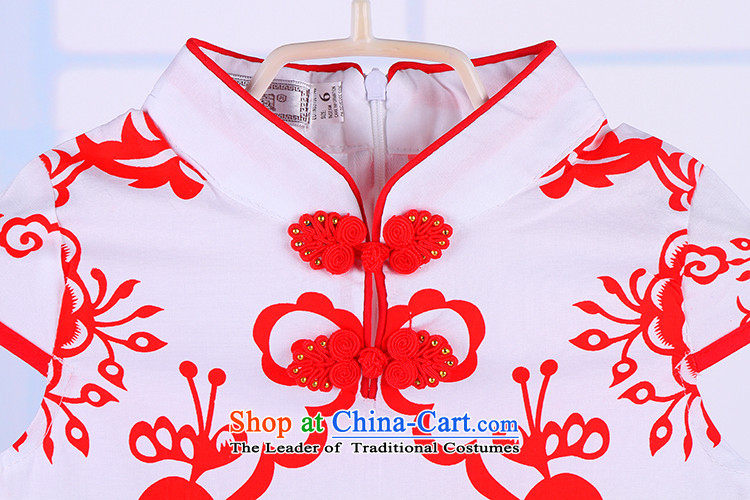 2015 children of ethnic Chinese qipao Summer Children cotton linen girls Tang Gown skirt girls owara costumes 4011 Blue 140 pictures, prices, brand platters! The elections are supplied in the national character of distribution, so action, buy now enjoy more preferential! As soon as possible.