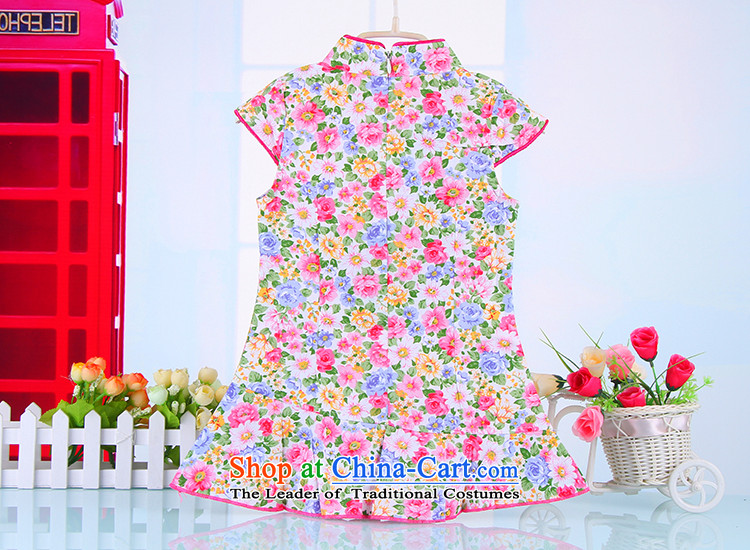 The spring and summer of the Tang dynasty qipao children girls short-sleeved dresses pure cotton saika China wind retro Baby Blue 120 pictures 4360 skirt, prices, brand platters! The elections are supplied in the national character of distribution, so action, buy now enjoy more preferential! As soon as possible.
