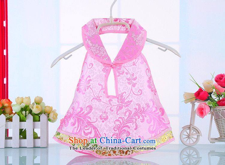 The girl child Tang dynasty princess summer dress Clothes Summer Package Boxed cheongsam dress dances in celebration of short skirts  4658 pink 100CM photo, prices, brand platters! The elections are supplied in the national character of distribution, so action, buy now enjoy more preferential! As soon as possible.