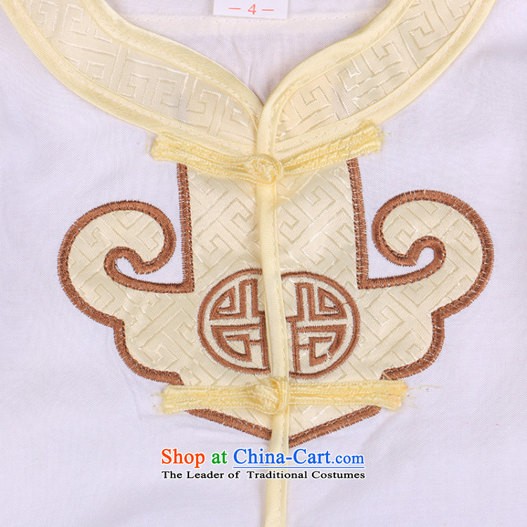2015 new baby boy who Tang Dynasty Tang dynasty baby gifts for summer children of ethnic Chinese clothing kit white 110 pictures, prices, brand platters! The elections are supplied in the national character of distribution, so action, buy now enjoy more preferential! As soon as possible.