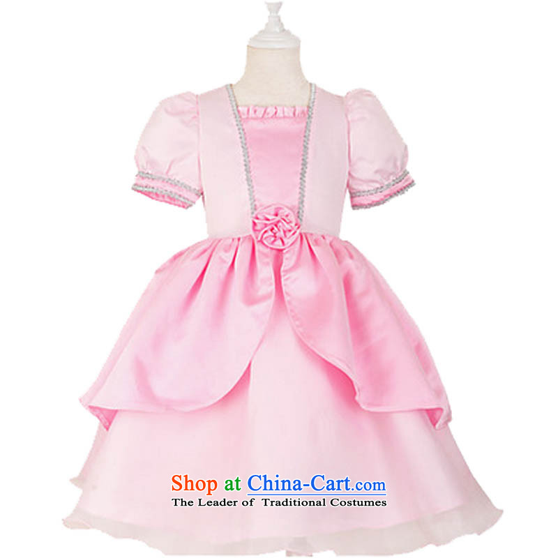 Adjustable leather case package pink dresses skirts children birthday dress children princess skirt bon bon skirt 150cm, pink leather package has been pressed to online shopping