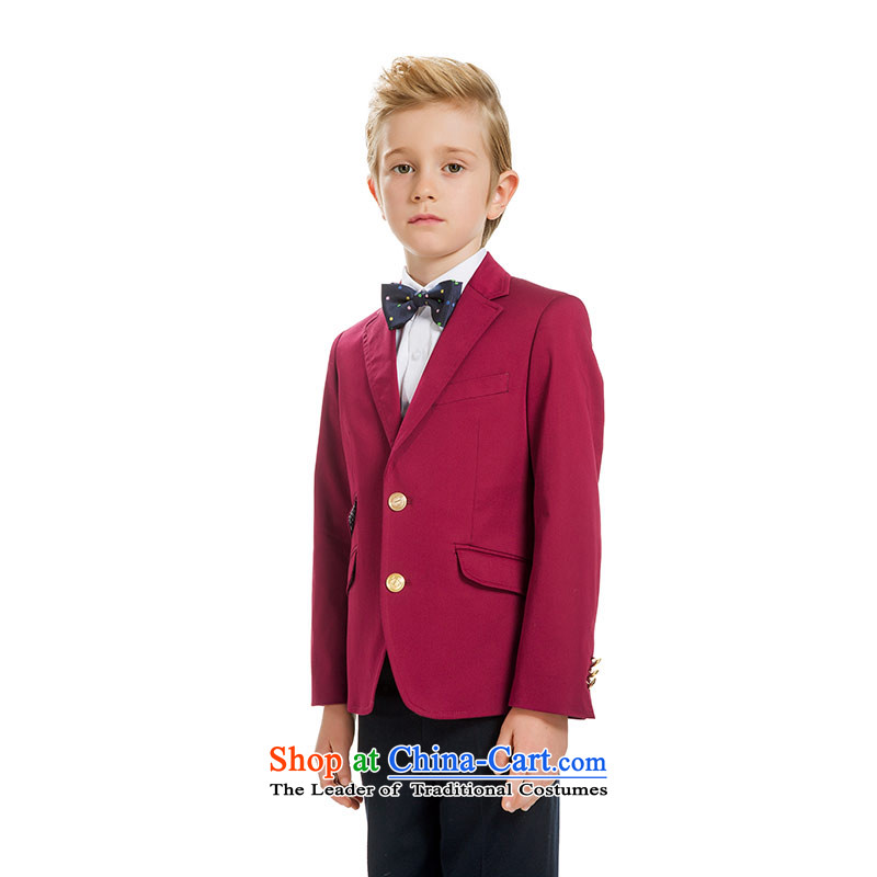 The fall of the new medium ELPA2015 Girls Boys flower girl children dress will suit jacket NXB0034D small red 175,ELPA,,, shopping on the Internet