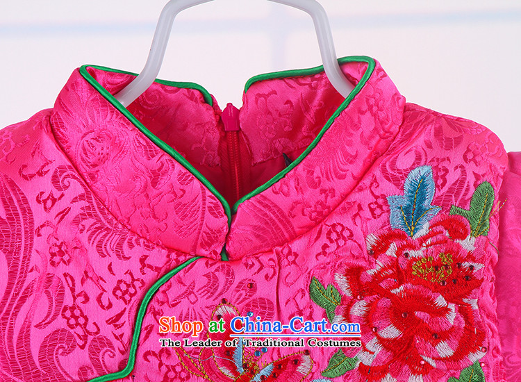 Children cheongsam dress girls summer bon bon Red Dress Tang dynasty princess suits bon bon skirt 61 guzheng will pink 120 pictures, prices, brand platters! The elections are supplied in the national character of distribution, so action, buy now enjoy more preferential! As soon as possible.