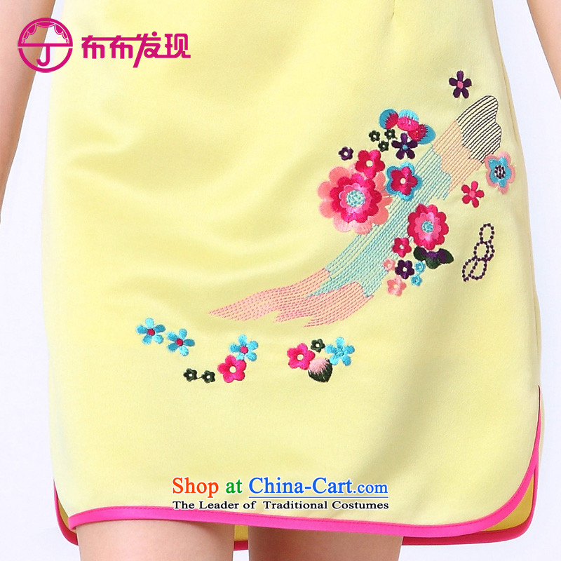 The Burkina found new children's wear 2015 girls qipao stitching embroidery cheongsam dress CUHK girls children Tang Xia) 32505088 Load Blue , codes, 140 found JOY (DISCOVERY) , , , shopping on the Internet