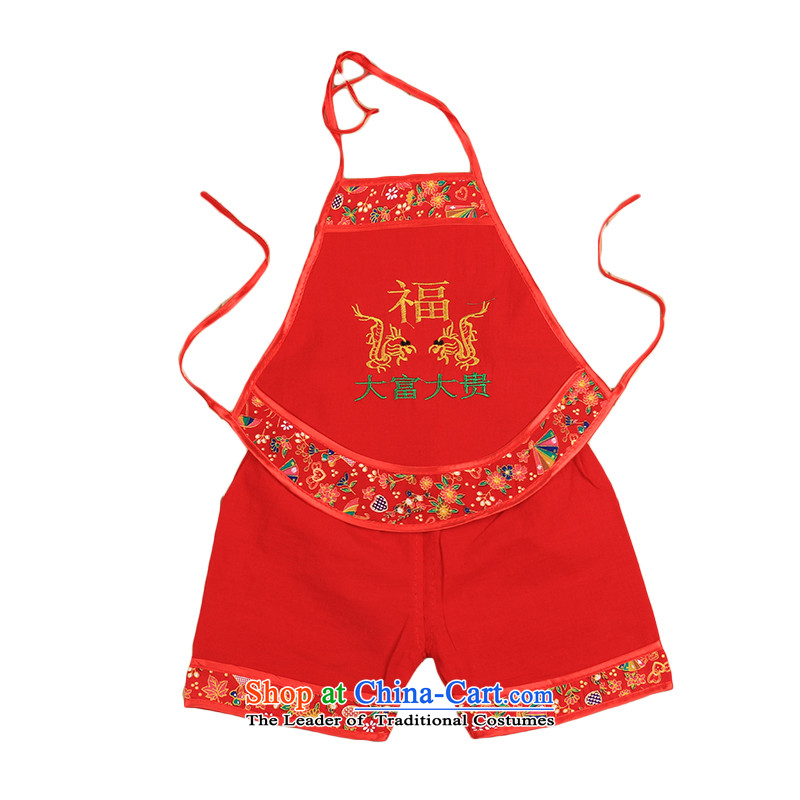 The point and the new summer red baby publicity related pure cotton five poverty that your baby 100 days old Tang dynasty publicity related Kit Red?73