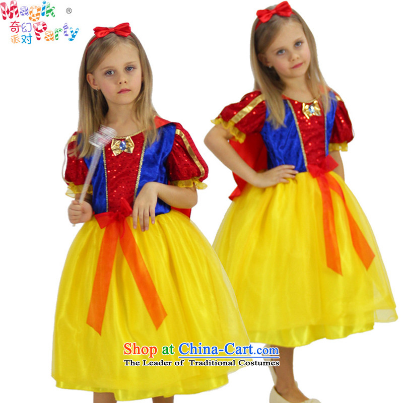 One of the parties, the Bangwei girls costumes birthday dresses Dress Photography fairy skirt Snow White Snow white apron skirt 130cm9-10 code, a party (magikparty) , , , shopping on the Internet