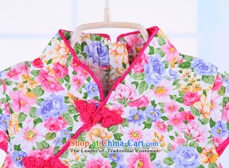 2015 Summer Children qipao pure cotton girls classical pieces skirts baby Tang dynasty festivals will dress pink 120 pictures, prices, brand platters! The elections are supplied in the national character of distribution, so action, buy now enjoy more preferential! As soon as possible.