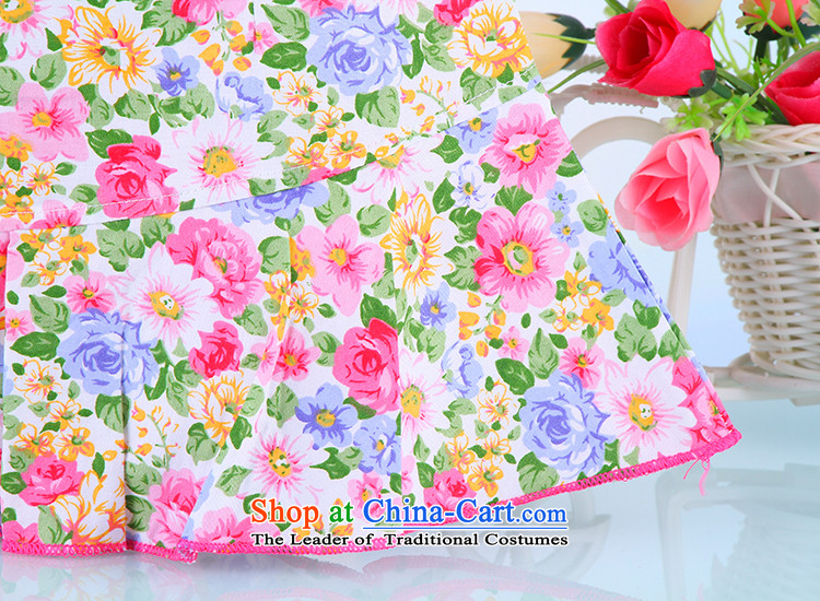 2015 Summer Children qipao pure cotton girls classical pieces skirts baby Tang dynasty festivals will dress pink 120 pictures, prices, brand platters! The elections are supplied in the national character of distribution, so action, buy now enjoy more preferential! As soon as possible.