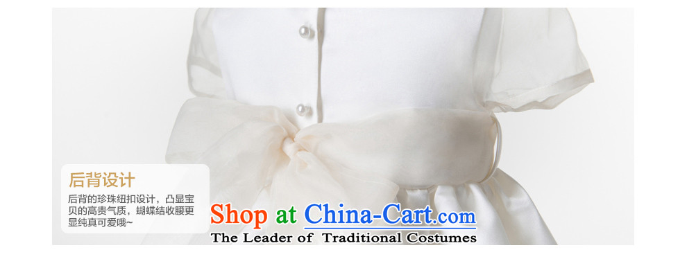 Po Jasmine children dress girls princess skirt services will show the summer bon bon skirt Flower Girls wedding dress custom ivory 140 - chest 74 custom image, prices, brand platters! The elections are supplied in the national character of distribution, so action, buy now enjoy more preferential! As soon as possible.