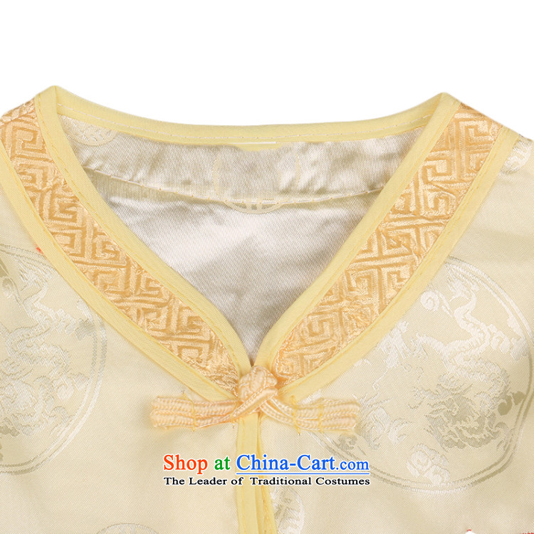 2015 Summer, Tang dynasty birthday with your baby infant age Qingsheng Tang dynasty boy short-sleeved national services CHILDREN SETS white 90 pictures, prices, brand platters! The elections are supplied in the national character of distribution, so action, buy now enjoy more preferential! As soon as possible.