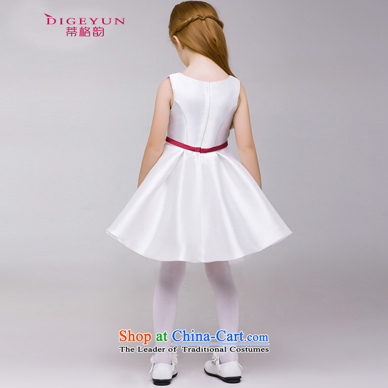 The following children dress girls wedding flower girls dress princess skirt Korean bon bon skirt summer 61 Will White 150, the TPLF DIGEYUN () , , , shopping on the Internet