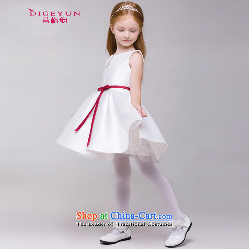The following children dress girls wedding flower girls dress princess skirt Korean bon bon skirt summer 61 Will White 150, the TPLF DIGEYUN () , , , shopping on the Internet
