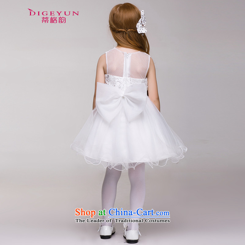 The following 61 children Korean dress cluster Flower Girls dress girls princess short skirts bon bon skirt wedding dress summer white on the TPLF 150, (DIGEYUN) , , , shopping on the Internet