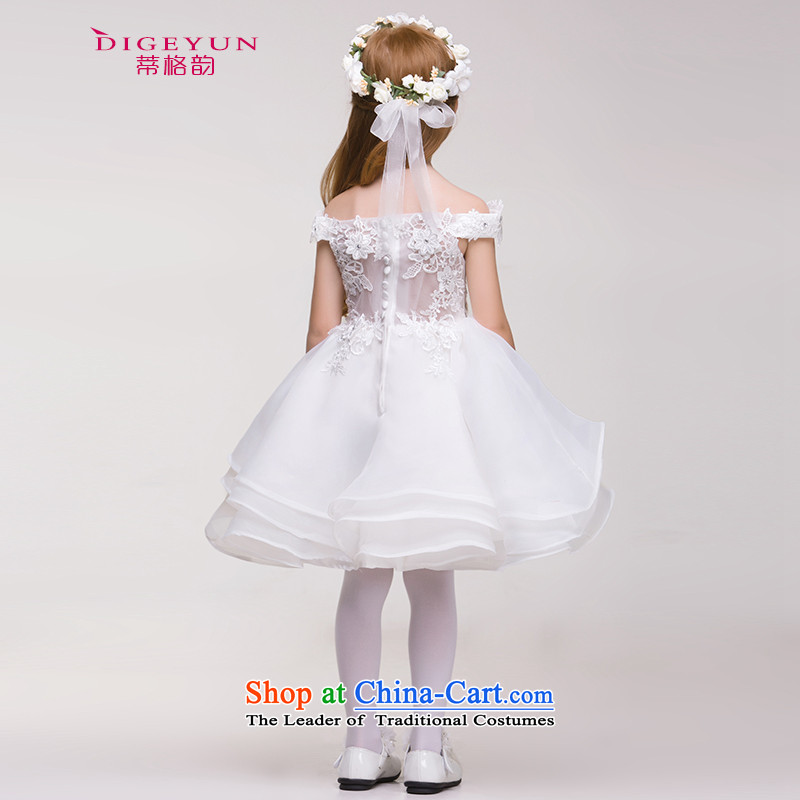 The following new paragraph 2015 Summer Children dress Korean girls dress skirt princess skirt bon bon Flower Girls skirt white on the TPLF 140 (DIGEYUN) , , , shopping on the Internet