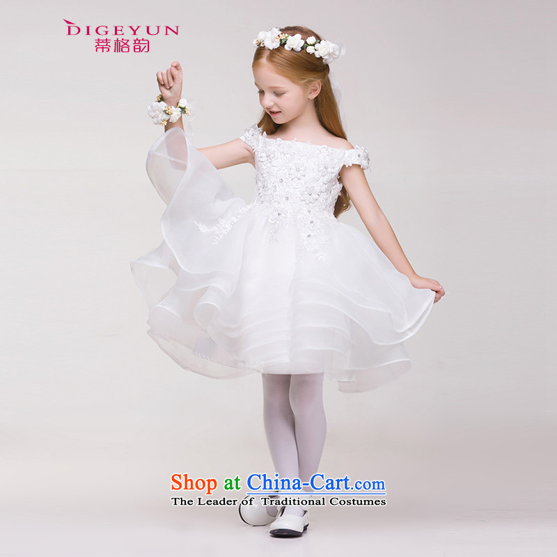 The following new paragraph 2015 Summer Children dress Korean girls dress skirt princess skirt bon bon Flower Girls skirt white on the TPLF 140 (DIGEYUN) , , , shopping on the Internet