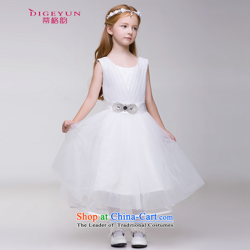 The following children dress Korean skirt Princess Flower Girls dress skirt 61 girls will wedding bon bon skirt white 150, the TPLF DIGEYUN () , , , shopping on the Internet