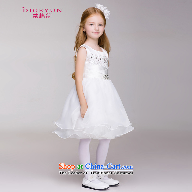 The following children Korean style bright drill dress Princess Skirt 61 will girls wedding dress Flower Girls bon bon skirt white on the TPLF 150 (DIGEYUN) , , , shopping on the Internet