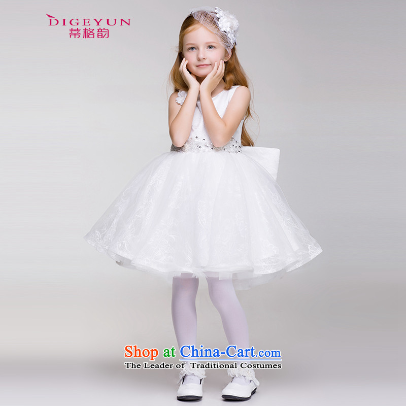 The following children 61 performances dress skirt Korean lace dress skirt 61 performances skirt Flower Girls bon bon skirt white on the TPLF 150 (DIGEYUN) , , , shopping on the Internet