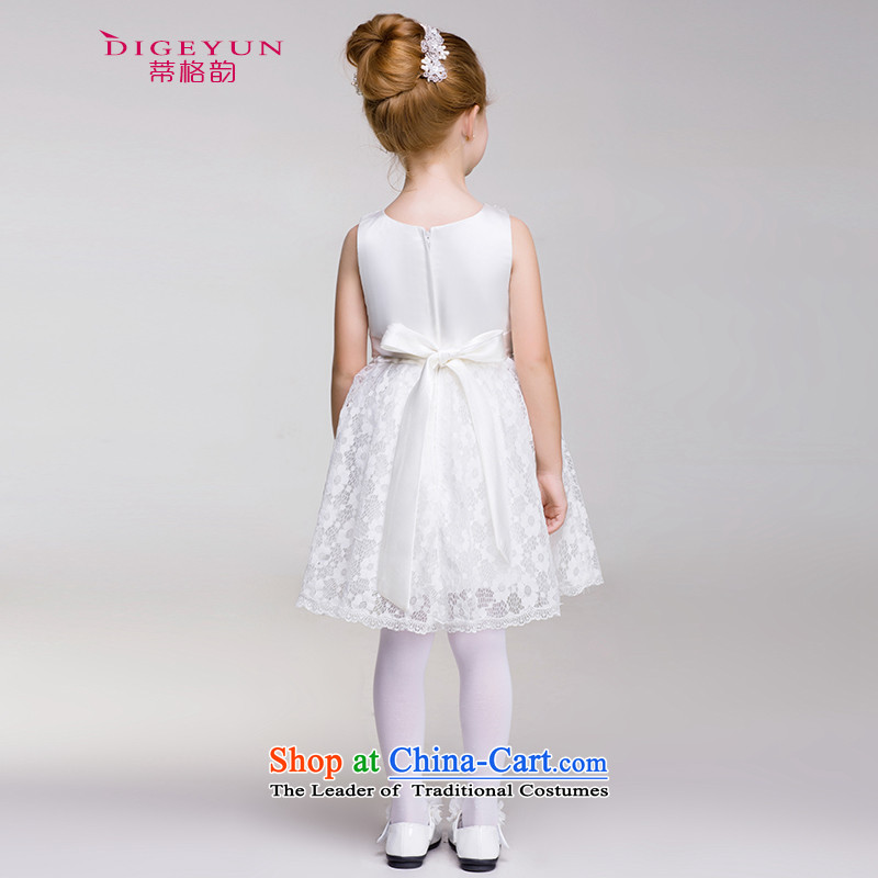 The following children dress Korean lace dress skirt 61 children's apparel wedding dress cluster bon bon skirt the TPLF 150, white summer (DIGEYUN) , , , shopping on the Internet