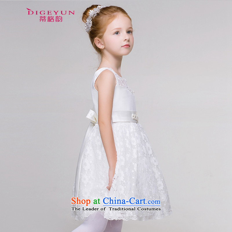 The following children dress Korean lace dress skirt 61 children's apparel wedding dress cluster bon bon skirt the TPLF 150, white summer (DIGEYUN) , , , shopping on the Internet