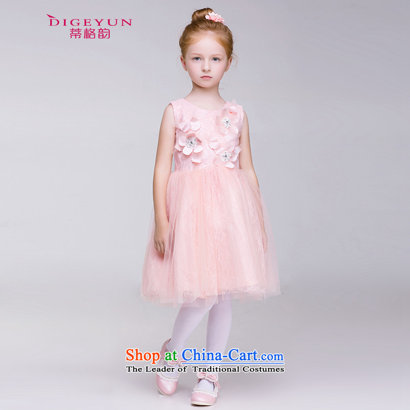 The following children dress pink gauze bon bon dress skirt girls princess skirt Flower Girls will 2015 Summer Pink (TPLF 150 DIGEYUN) , , , shopping on the Internet