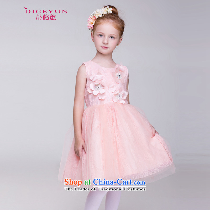 The following children dress pink gauze bon bon dress skirt girls princess skirt Flower Girls will 2015 Summer Pink (TPLF 150 DIGEYUN) , , , shopping on the Internet