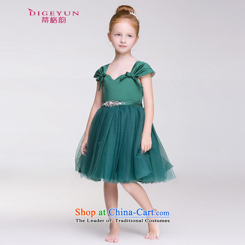The following children dress continental dress skirt 61 Show Services Flower Girls bon bon skirt girls will Mr Ronald Dark Green 150