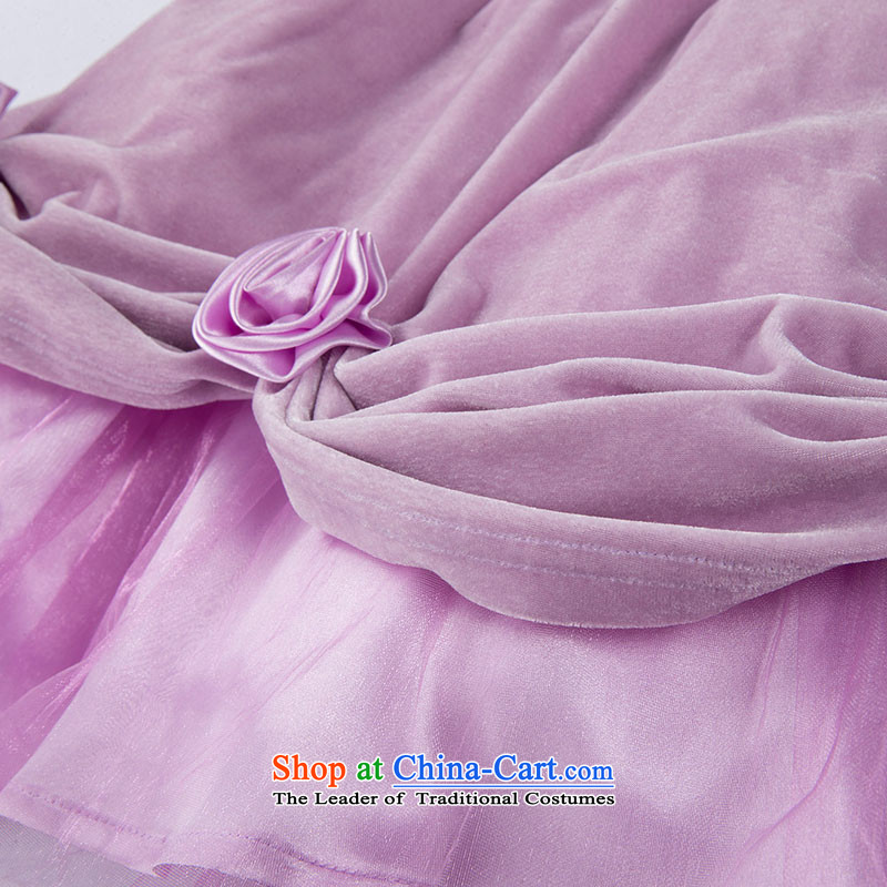 Love Of The New Ko Yo Girl Princess skirt dress skirt children bon bon skirt upscale velvet purple (not included) 140 love of the gloves Ko Yo (I natural angel shopping on the Internet has been pressed.