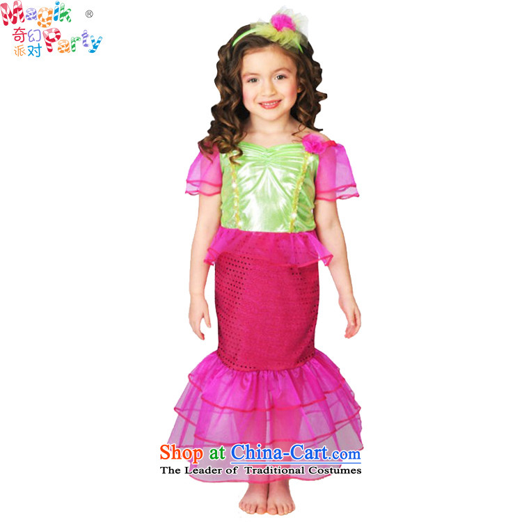 Fantasy Halloween costume party kindergarten girls show apparel theatrical performances services photography dresses Mermaid Princess skirt mermaid 120cm7-8 code picture, prices, brand platters! The elections are supplied in the national character of distribution, so action, buy now enjoy more preferential! As soon as possible.